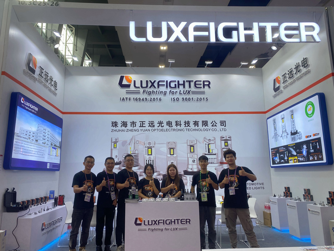 LUXFIGHTER LED faralar 134-cü Kanton Sərgisi