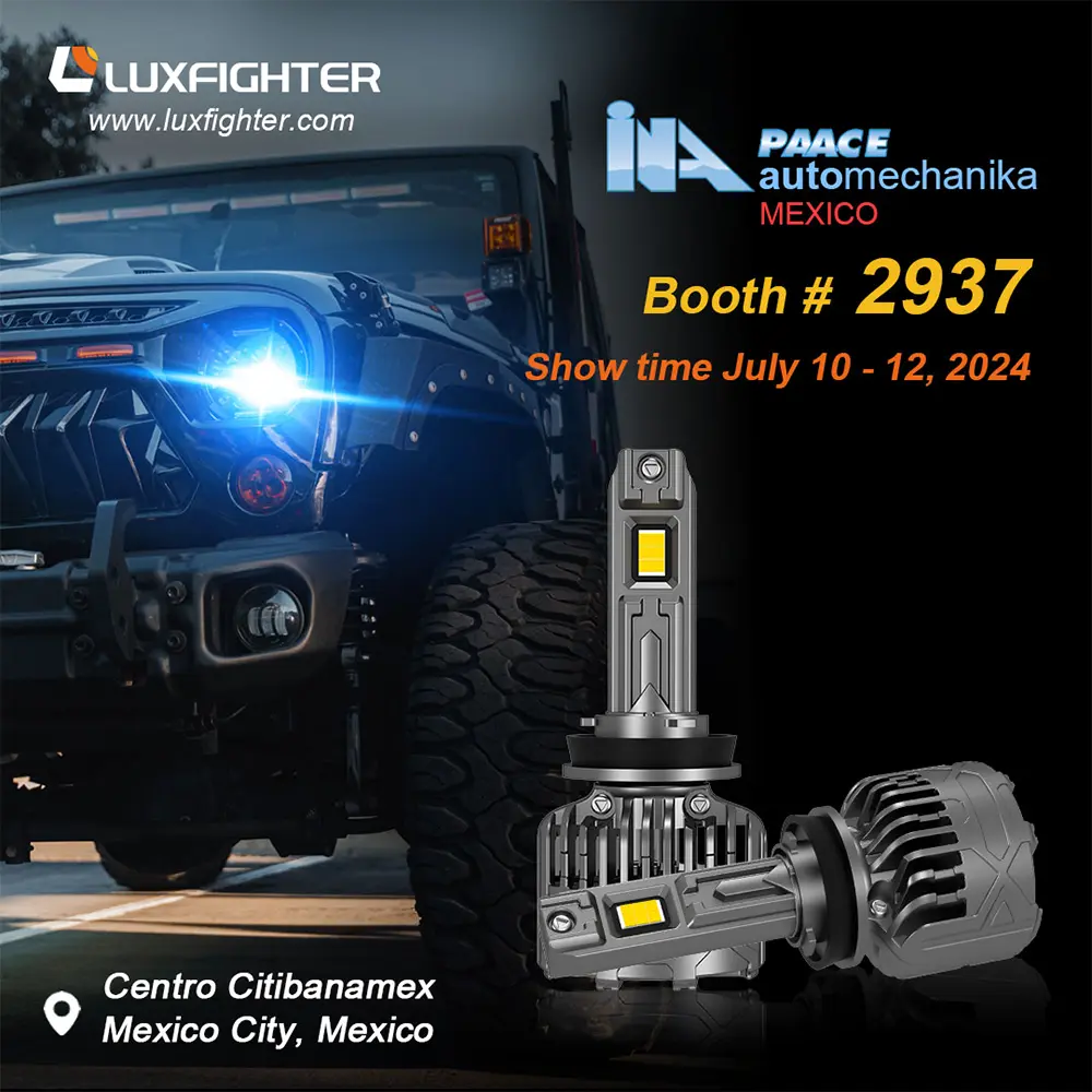 LuxFighter Car LED FARNLIGHT 2024 Meksika Ina Staace